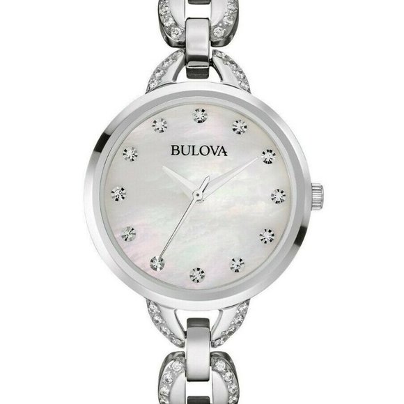 Sale! Bulova Silver Dial Accent Watch